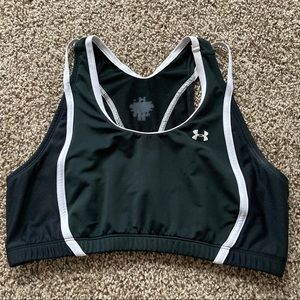 Under Armour Black and White Sports Bra Size 2XL